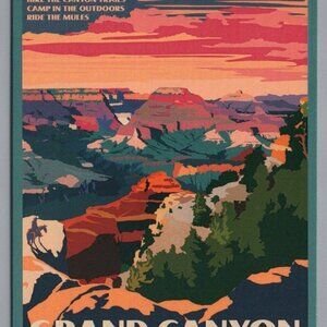 Grand Canyon National Park Postcard Mather Point Unposted PC